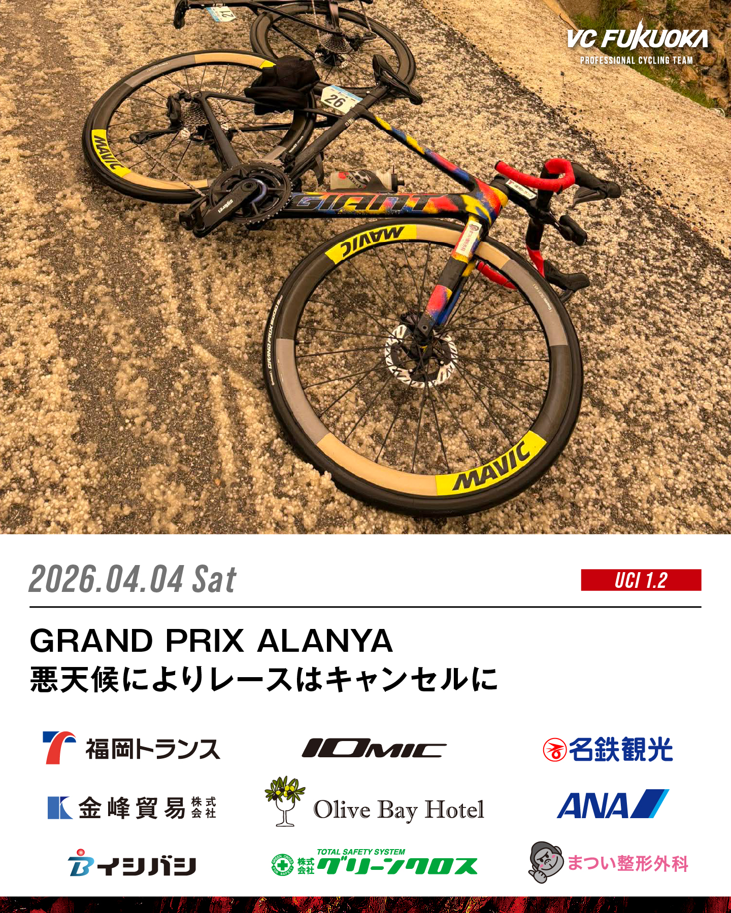 4/4 GP ALANYA 悪天候によりレースはキャンセルに